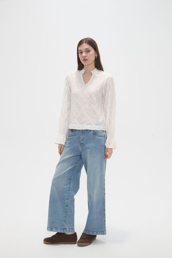 BLUSA ORYVAL MARFIL  / OFF WHITE image number null