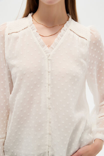 BLUSA TULVI 70607 BLANCO image number null