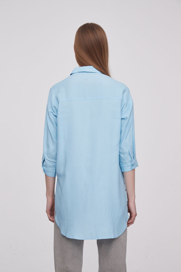CAMISA DUTTS CELESTE image number null