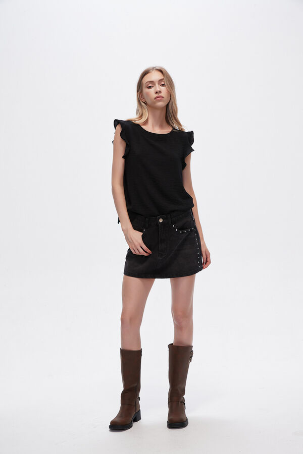 FALDA SUMAYA GRIS OSCURO image number null