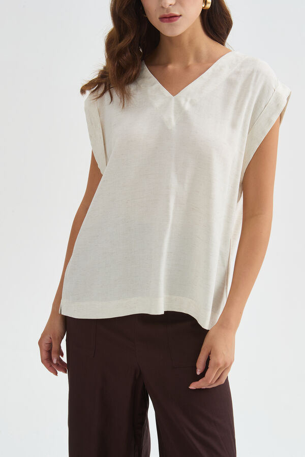 BLUSA ZOMIRA 70607 ARENA MELANGE image number null