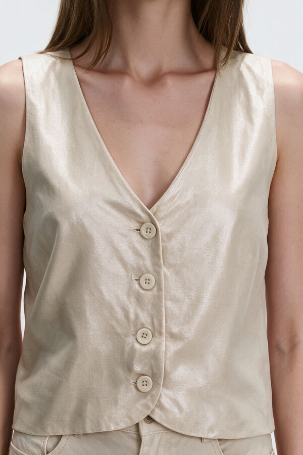 CHALECO XINO 70809 BEIGE CLARO image number null