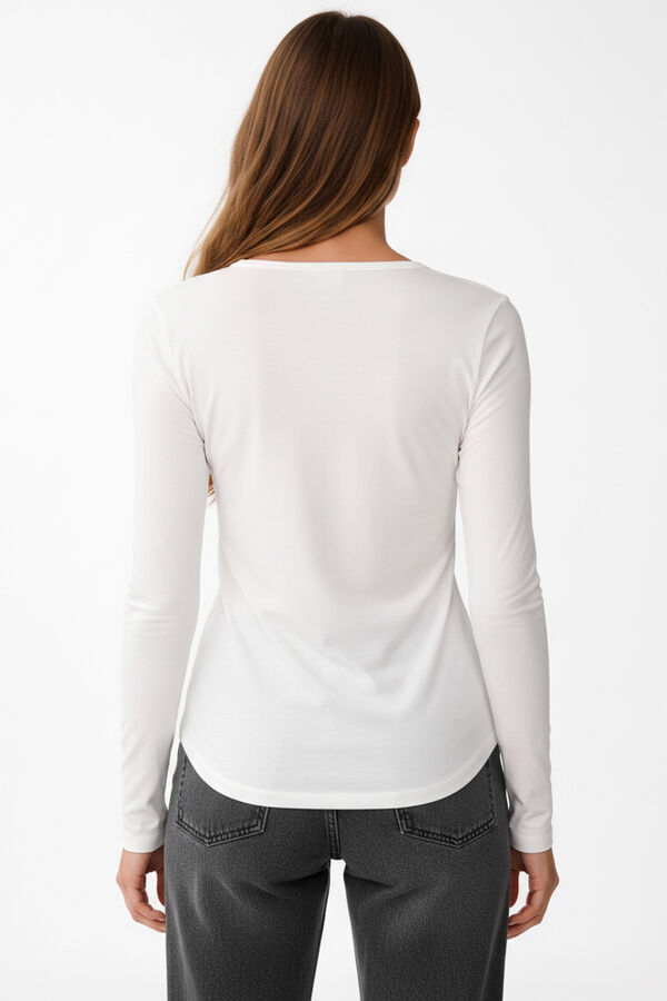 REMERA AMAN MARFIL  / OFF WHITE image number null