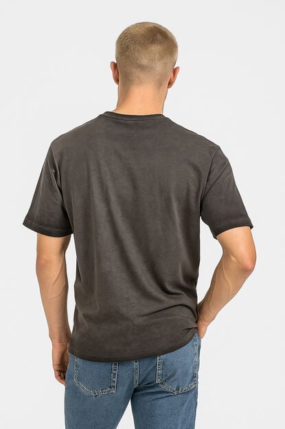 REMERA MEMEN GRIS OSCURO image number null