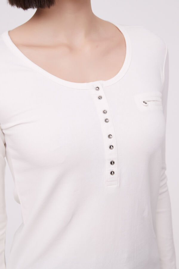 REMERA AMAN MARFIL  / OFF WHITE image number null