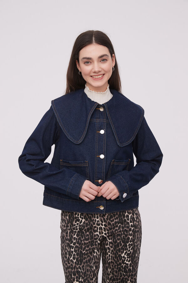 CAMPERA FLAPPY AZUL INDIGO image number null