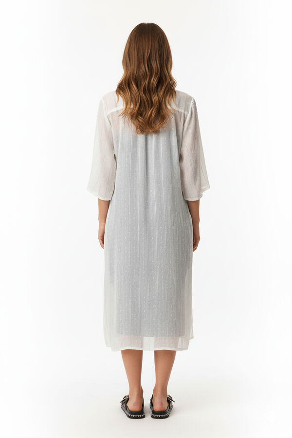 KIMONO RIELA MARFIL  / OFF WHITE image number null