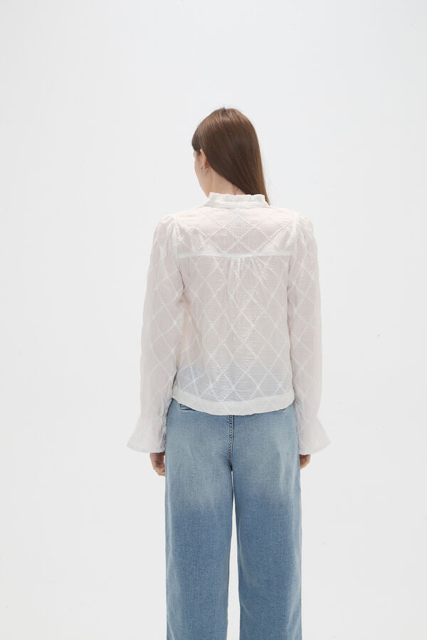 BLUSA ORYVAL MARFIL  / OFF WHITE image number null