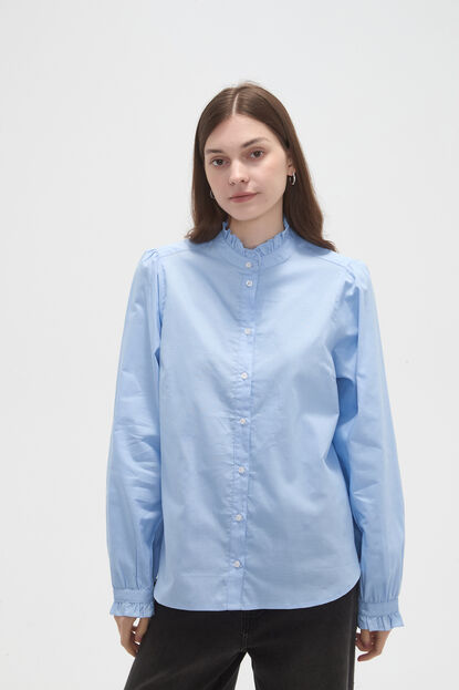 CAMISA SIREN CELESTE CLARO image number null