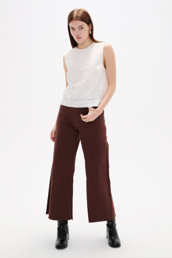 BLUSA RILIO MARFIL  / OFF WHITE image number null