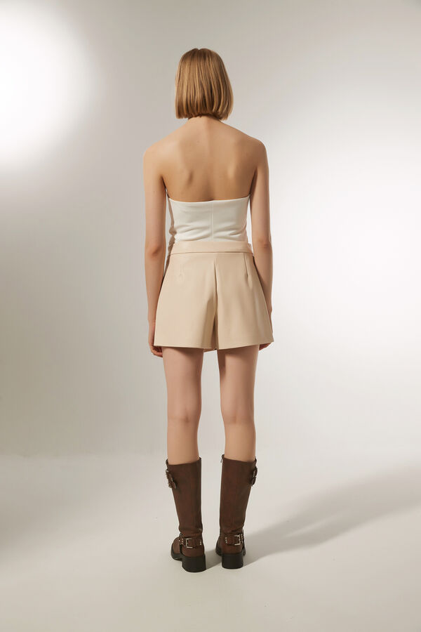 FALDA AIREAR BEIGE CLARO image number null