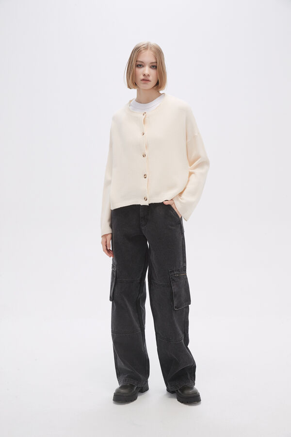 CARDIGAN DIALOY CRUDO / NATURAL image number null