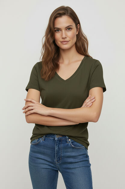 REMERA PRAKATA VERDE OLIVA OSCURO image number null