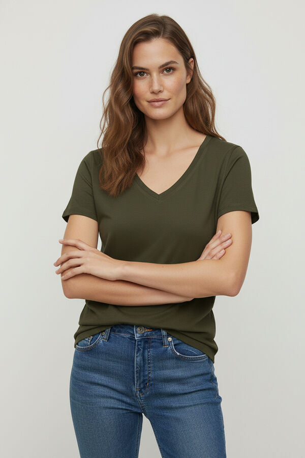 REMERA PRAKATA VERDE OLIVA OSCURO image number null