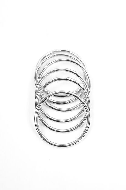 Brazalete Vega, set 6 pcs PLATEADO image number null
