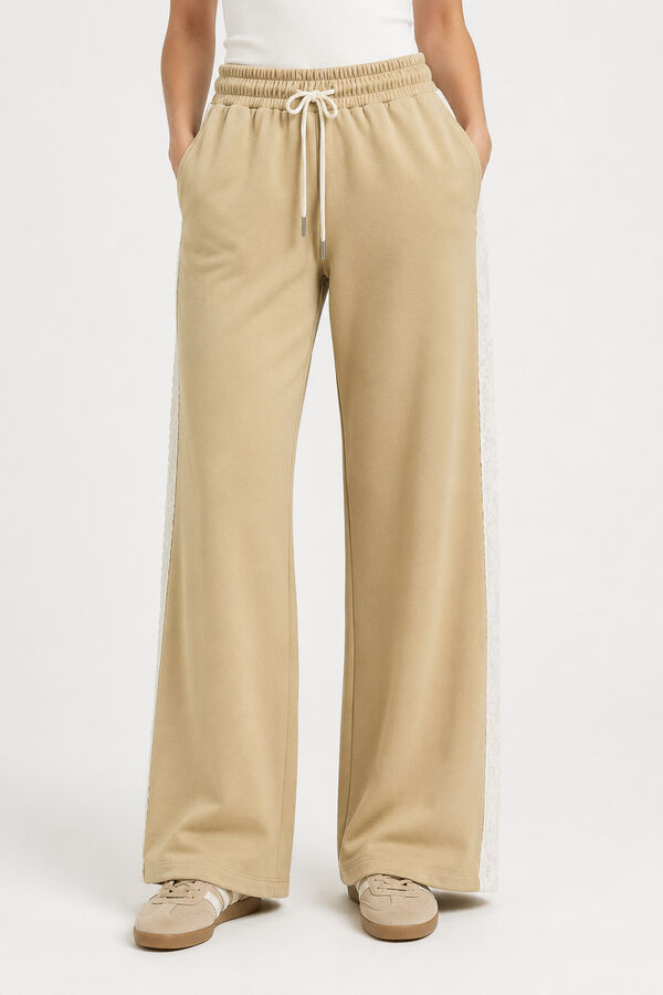 PANTALON DEPORTIVO ERYTH BEIGE image number null
