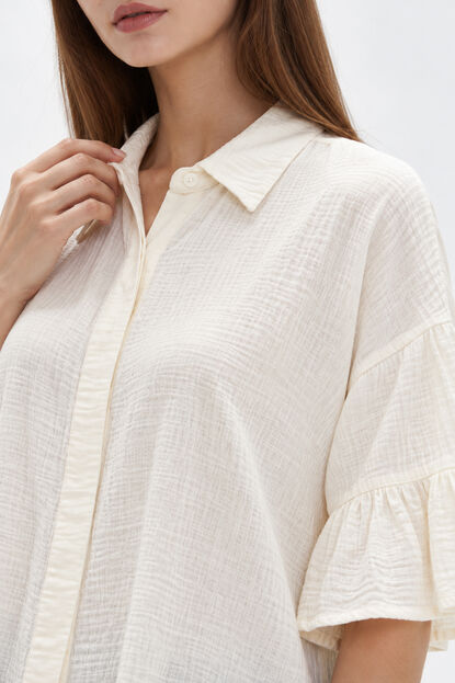 CAMISA BADAR 70809 MARFIL  / OFF WHITE image number null