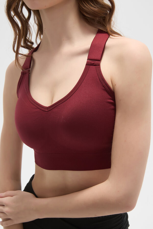 TOPS IRIANA BORDEAUX image number null