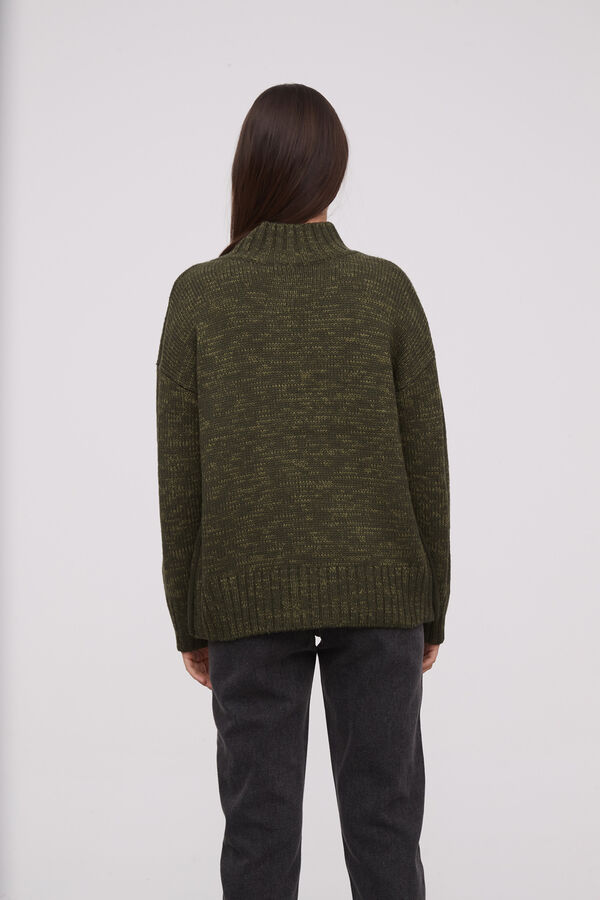 POLERA PINTI VERDE OLIVA OSCURO