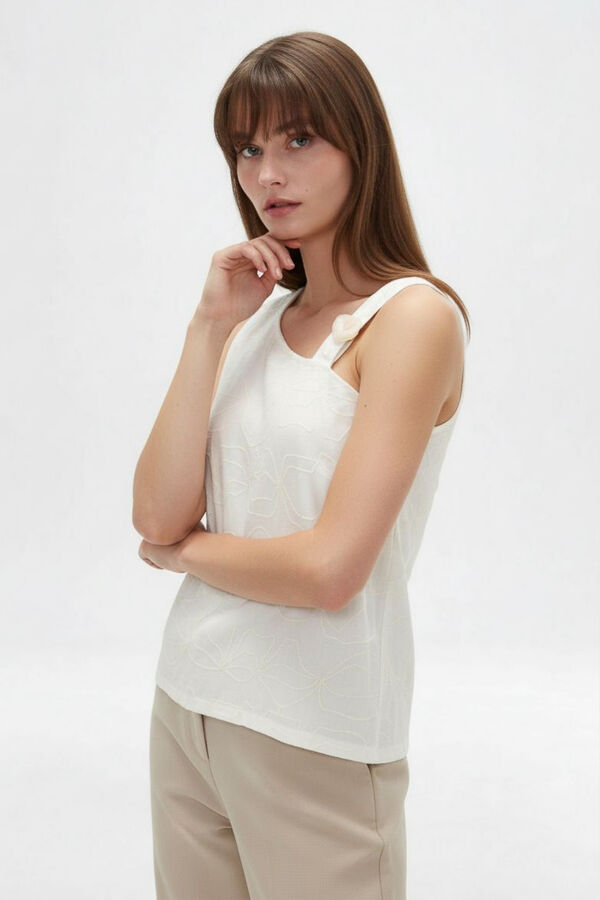 MUSCULOSA VARE 70809 MARFIL  / OFF WHITE image number null