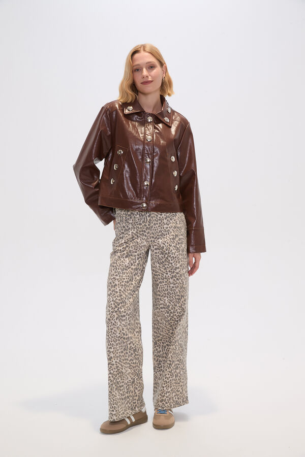 CHAQUETA GRENE MARRON image number null