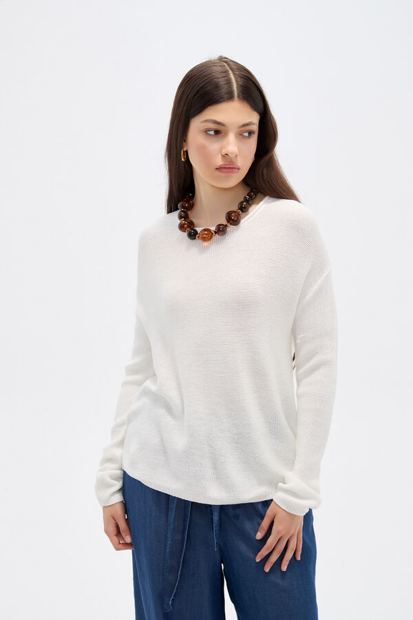 SWEATER GOBY 70607 MARFIL  / OFF WHITE image number null