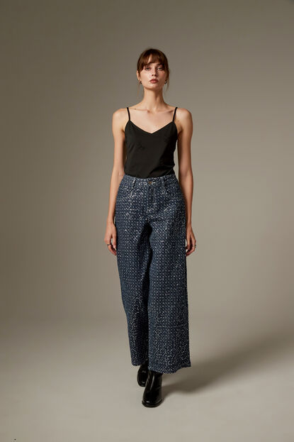 PANTALON CLAVIRA 70607 AZUL INDIGO image number null