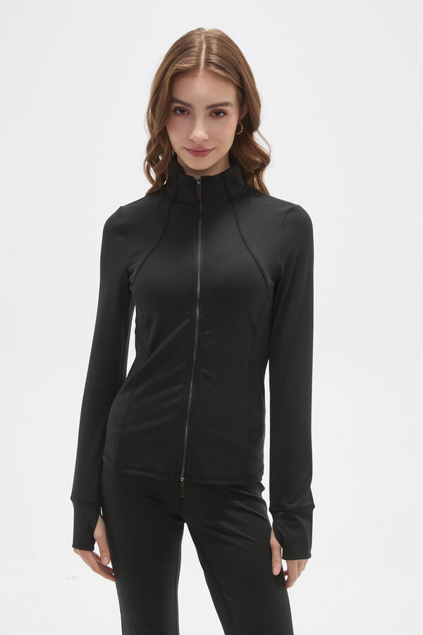 CAMPERA DEPORTIVA AINAE NEGRO image number null