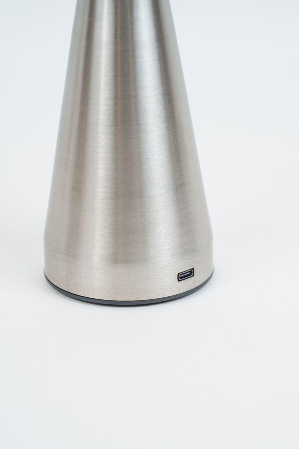 Lampara de Mesa Auma, Touch USB PLATEADO image number null