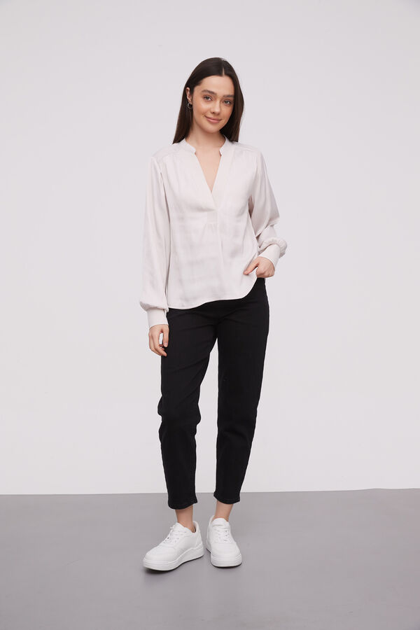 BLUSA CILENI CRUDO / NATURAL image number null