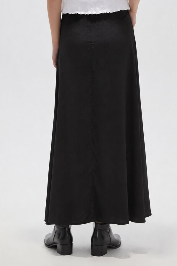 FALDA RASA NEGRO image number null