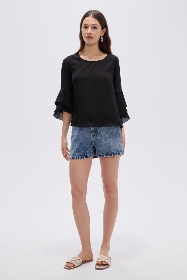 BLUSA KELVAR 70607 NEGRO image number null