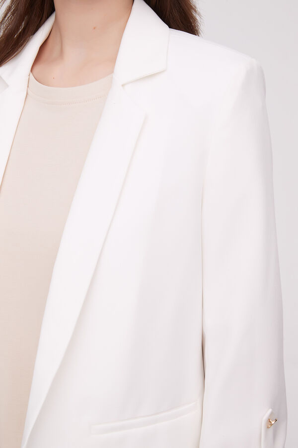 CHALECO ETIQUETT MARFIL  / OFF WHITE image number null