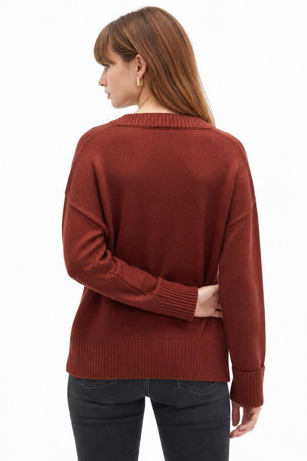 SWEATER SICHA BORDEAUX image number null