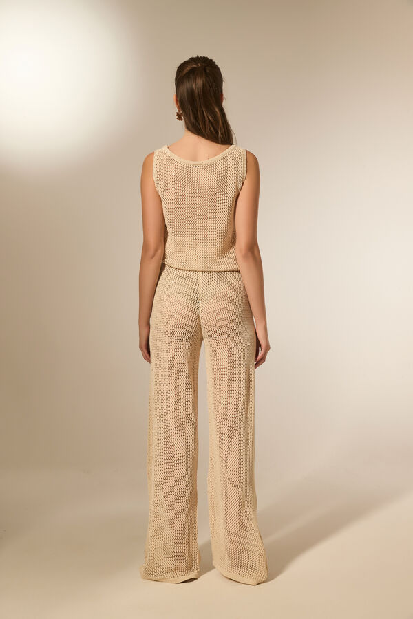 PANTALON TEJUNE DORADO image number null