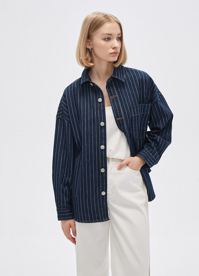 CAMPERA JACKIES AZUL MEDIO image number null