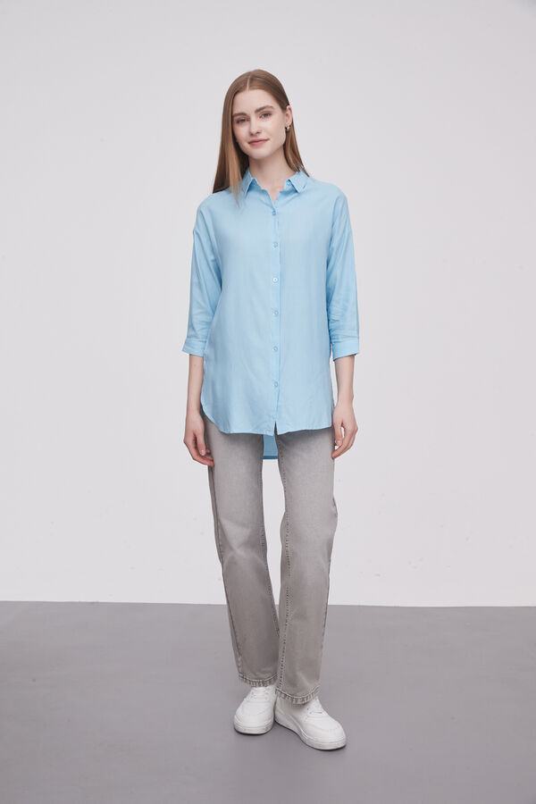 CAMISA DUTTS CELESTE image number null