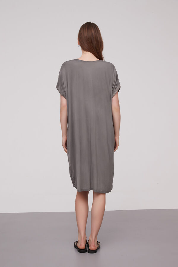 TUNICA SERRAT GRIS TOPO image number null