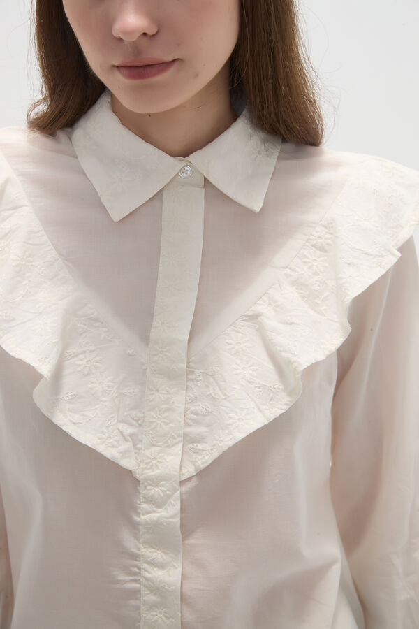 CAMISA HARIET MARFIL  / OFF WHITE image number null