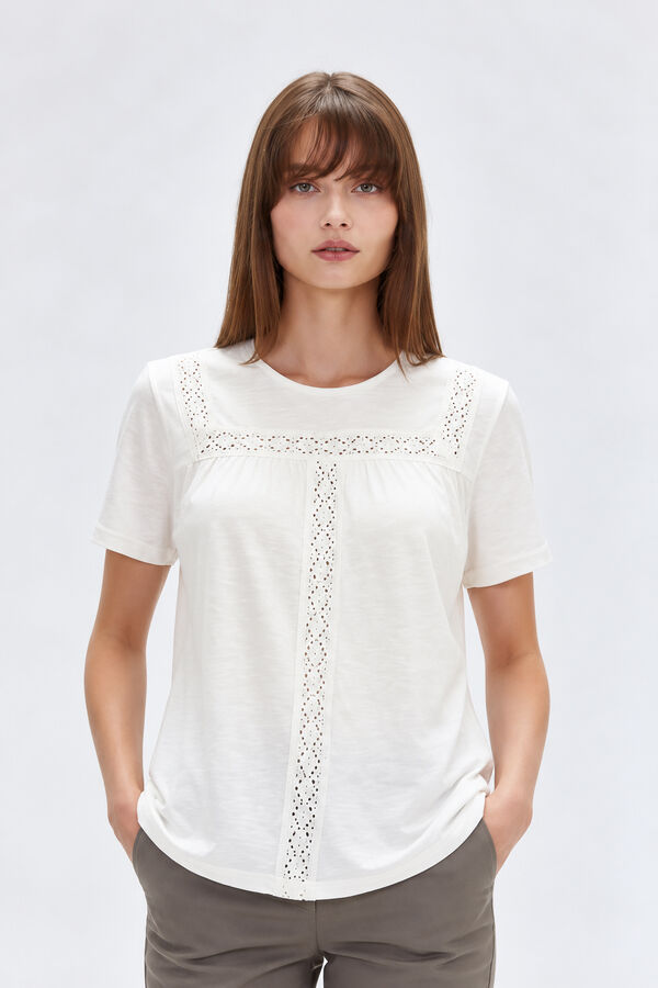 REMERA LOMILLA 70809 BLANCO image number null