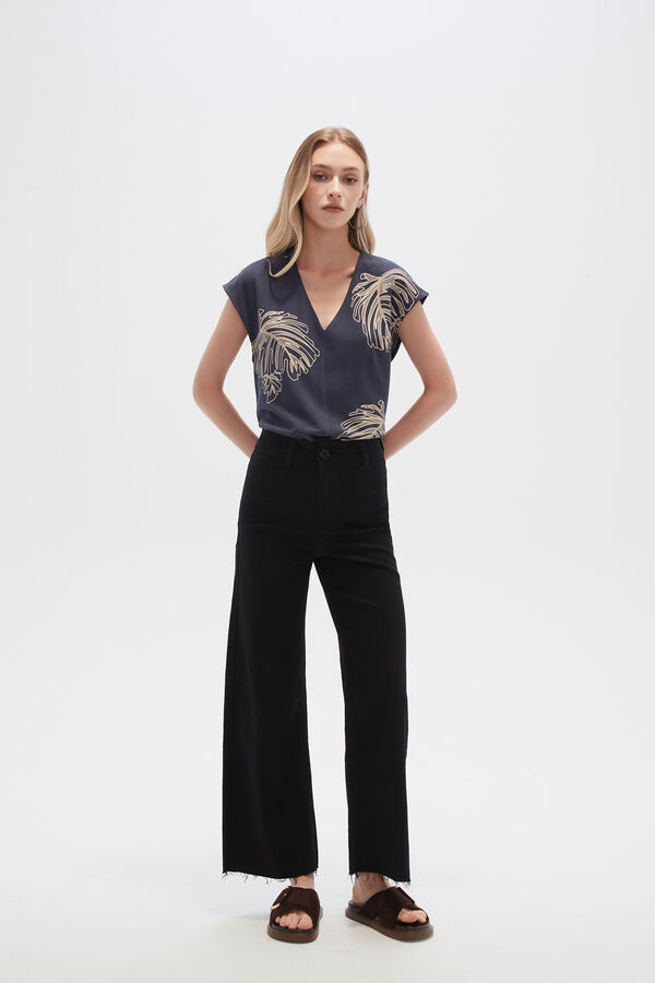 PANTALON TESA NEGRO image number null