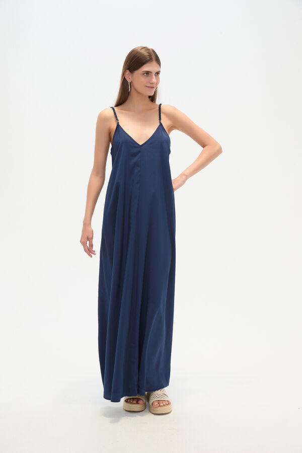 VESTIDO BANDO AZUL MARINO image number null
