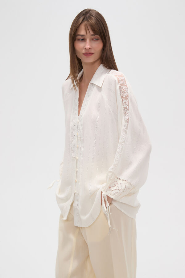 CAMISA FIRENA BLANCO image number null