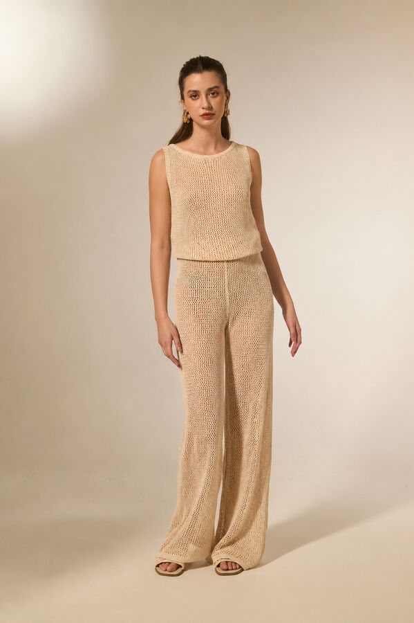PANTALON TEJUNE DORADO image number null