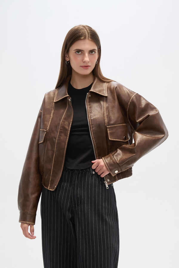 CAMPERA REVENZ MARRON image number null