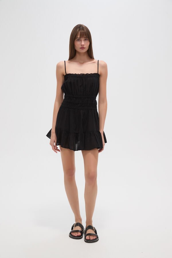 VESTIDO PASTEN NEGRO image number null