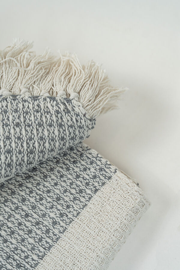 Manta LINEAS GRIS image number null