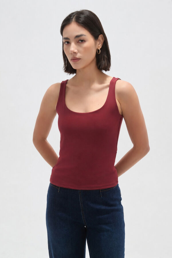 MUSCULOSA MINTAS BORDEAUX image number null