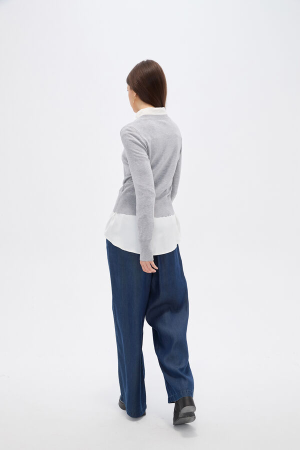 SACO SYLVEN GRIS MELANGE MEDIO image number null