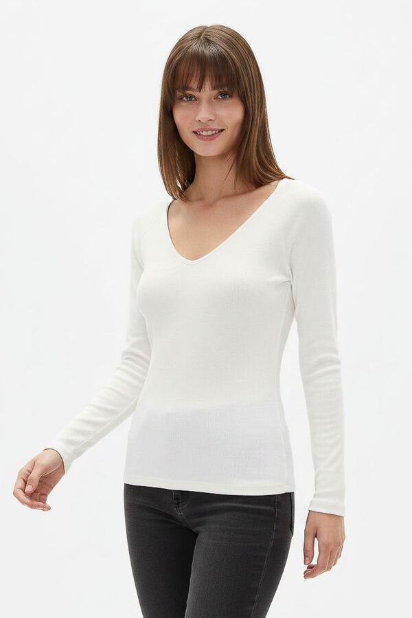 REMERA STENG MARFIL  / OFF WHITE image number null